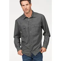 Arizona Jeanshemd, Western Stil Arizona grau 41/42 (L)