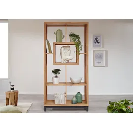Massivmoebel24 Raumteiler 100 x 34 x 200 cm Beige
