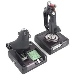 Logitech Saitek X52 Flight Control System - Joystick und Gasregler