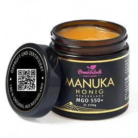 PowerFabrik Manuka Honig MGO 550+, im Glas 250 g
