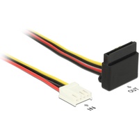 DeLock Stromadapter 4-Pin [Floppy] Buchse auf 1x 15-Pin [SATA]
