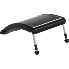 vidaXL Solarheizung gebogen schwarz 110x65 cm