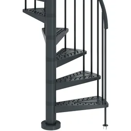 DOLLE Spindeltreppe Gardenspin 328,0-376,0 cm Metall