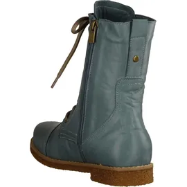Andrea Conti Damen Stiefelette Schnürboot Leder 0348760, Größe:37 EU, Farbe:Blau - 37