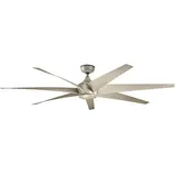 Elstead Lighting Lehr 203 cm Deckenventilator Silber
