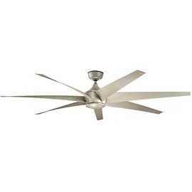 Elstead Lighting Lehr 203 cm Deckenventilator Silber
