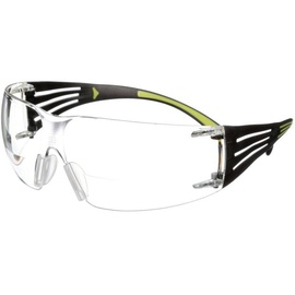 3M Schutzbrille Reader SecureFitTM-SF400 EN 166 Bügel schwarz grün,Scheibe klar +2,5