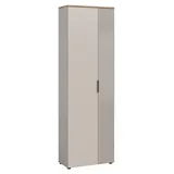VCM Slide Garderobenschrank 2 Türen 80 x 40 x 200 Beige
