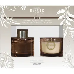 Holly - Pudriger Amber Raumduft Set Diffuser + Duftkerze