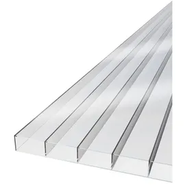 T&J Doppelstegplatten 16 mm Farblos ANTIHAGEL Breitkammer 16/32 Polycarbonat 980 x 2000