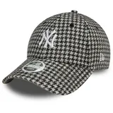 New Era 9Forty Damen Cap Houndstooth NY Yankees schwarz