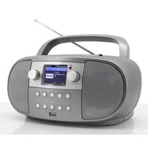 Soundmaster SCD7600TI Internet Tischradio DAB+, UKW, Internet CD, USB, Bluetooth®, WLAN, Radio, Grau