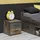 Forte Nachttisch Winnie 37,6 x 34,7 x 38,6 cm Grau
