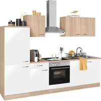 OPTIFIT Küchenzeile »Parare«, ohne E-Geräte, Breite 270 cm weiß
