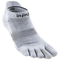 Injinji Unisex Run Original Weight No Show grau