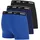 Nike Boxershorts 3 Einheiten Blau / Schwarz / Pearl Blue L