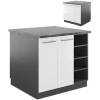 Vicco Kochinsel Fame-Line 90 x 82 x 82 cm Weiß