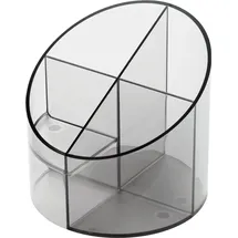 Helit Multiköcher the cross“, 4 Fächer, grau transparent