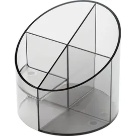 Helit Multiköcher the cross“, 4 Fächer, grau transparent