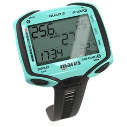 Mares - Quad 2 - Tauchcomputer - Farbe: Aqua