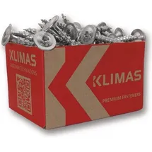 Klimas Tellerkopfschraube 8x280 Tellerkopf hell verz.TX40