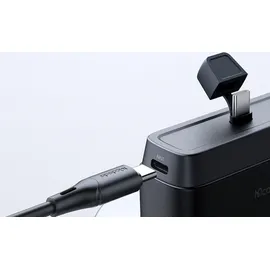 Mcdodo MC-6301 Powerbank, USB-C, 5.000mAh, 20W, mit Standfuß, schwarz - Schwarz