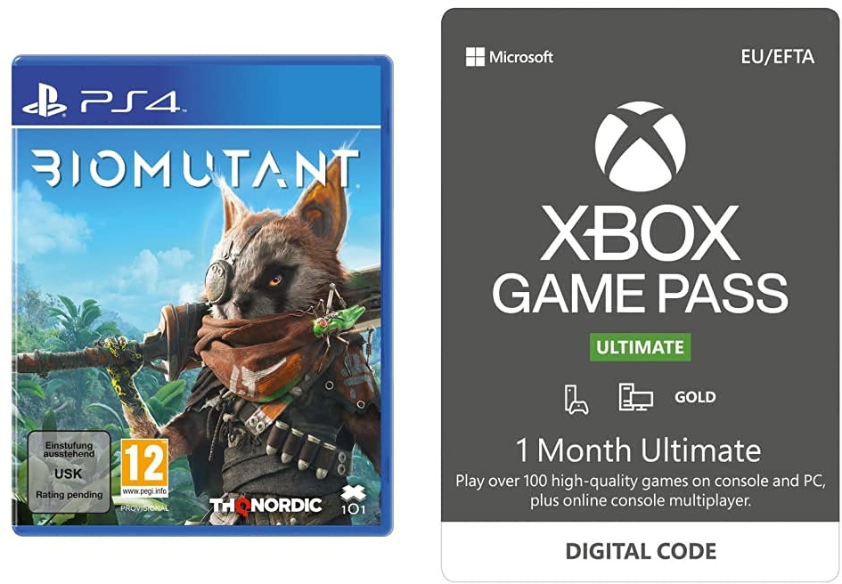 Biomutant [Playstation 4] & Xbox Game Pass Ultimate | 1 Monate Mitgliedschaft | Xbox/Win 10 PC - Download Code
