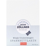 Julius Zöllner Frottee für kleine Matratzen 40 x 90 cm - weiß