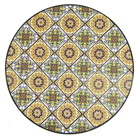 Mojawo Mosaik Mosaiktisch Bistrotisch 60 x 60 x 70 cm Rot