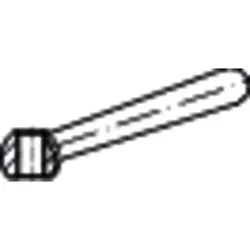 Kegelgriff DIN 99N Stahl geneigter Griff M8 x 63mm