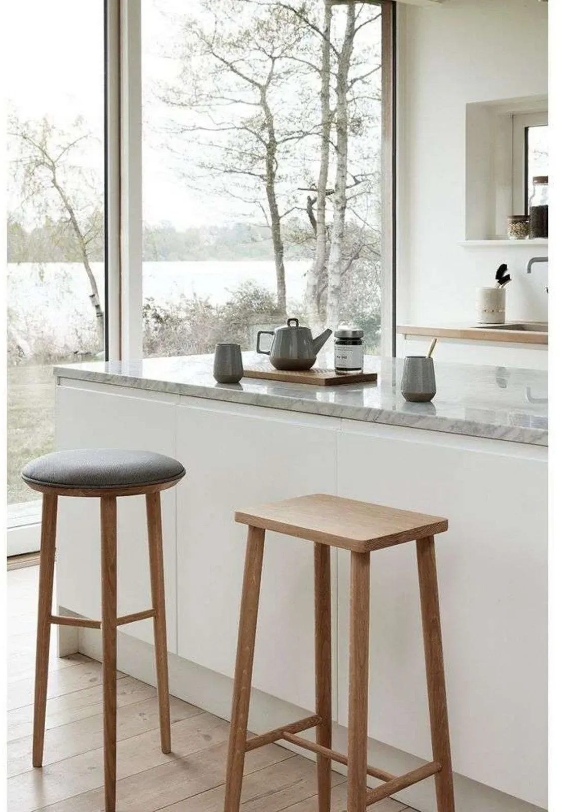 Barstühle Hübsch, Holz, Holz - 72