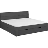Rauch Stauraumbett FLEXX 180 x 200 cm Holz grau