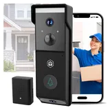 Nedis SmartLife Video Türsprechanlage 2x Full HD 1080p Schwarz