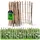 Kadax Staketenzaun 500 x 90 cm Braun/Holz
