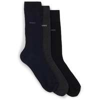 Boss Herren Socken 3er Pack - Finest Soft Cotton, Threepack RS Uni CC Mehrfarbig 47-50 Pack
