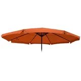 Mendler Ersatzbezug für Sonnenschirm Meran Pro Polyester Ø 5 m Terracotta