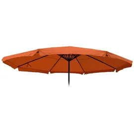 Mendler Ersatzbezug für Sonnenschirm Meran Pro Polyester Ø 5 m Terracotta