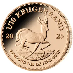 Südafrika 2025: 1/10 Unze Gold-Krügerrand 2025 - PP