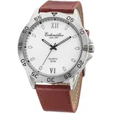 Eichmüller since 1950 Eichmüller Herrenuhr RE1041 silberfarben-Weiss-braun 44 mm