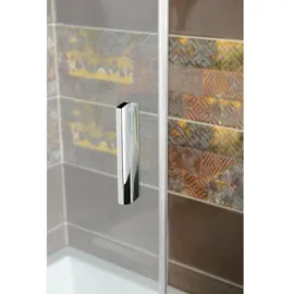 Polysan DEEP Rechteckige Duschkabine mit Türanschlag links 120 x 165 cm Klarglas