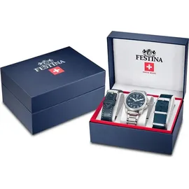 Festina Swiss Made Herrenuhr Edelstahl 40 mm F20081/2