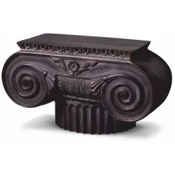 Casa Padrino Luxus Barock Metall Deko Objekt Säulenkopf Bronze 48,5 cm