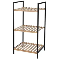 Storage Solutions Badezimmerregal aus Metall und Bambus - Storagesolutions
