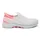 SKECHERS Go Walk 7 - Mia Weißes Textil, neonrosa Besatz, 37