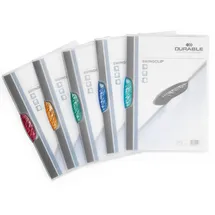 Durable Klemmhefter A4 Transparent/Mehrfarbig 5 St.