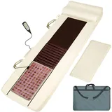 Tectake tectake® Shiatsu-Massagematratze mit Jadestein-Wärmematte 186,5 x 60 x 11 cm