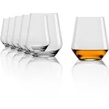 Stölzle Lausitz Revolution Whisky D.O.F. 6er-Set 470ml – Hochwertige Whiskybecher in zeitlosem Design – Whiskey Tumbler aus bleifreiem Kristallglas – Spülmaschinen- & Stoßfest, Made in Germany
