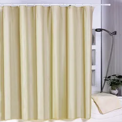 MSV Duschvorhang 180 x 200 cm in Beige
