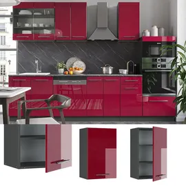 Vicco Hängeschrank Fame-Line 45 x 34,1 x 72 cm Bordeaux Hochglanz