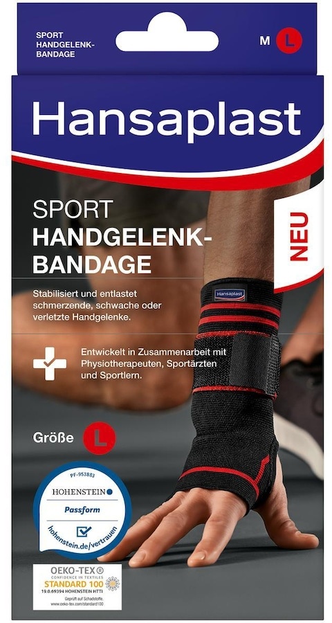 Hansaplast Hand-Bandage S/M Sportverletzungen